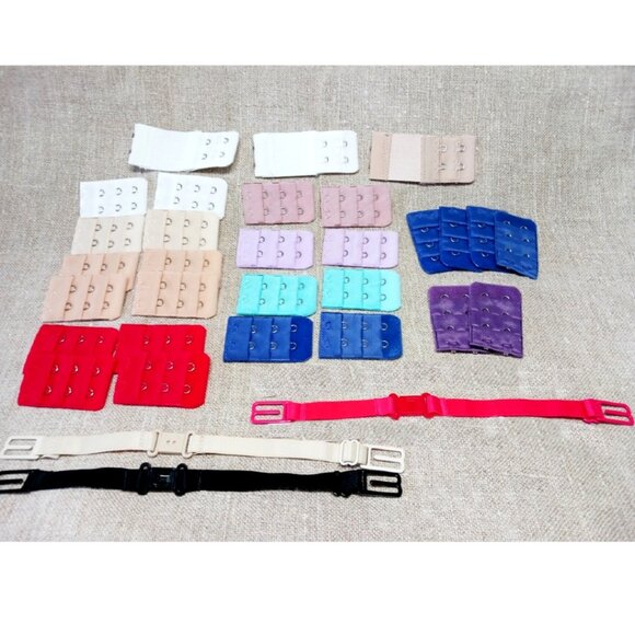 Comfortable Elastic & Non Elastic Bra Extenders set, NWOT - Picture 1 of 6